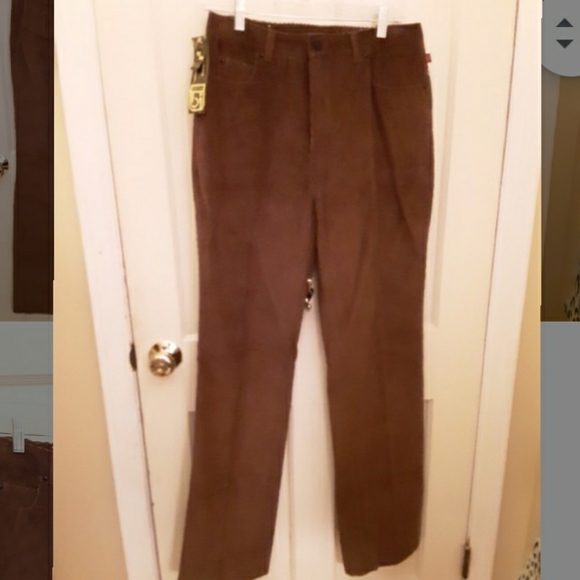 🎄Bon Jour Vintage Brown Corduroys Sz. 13/14 NWT! - Picture 3 of 6
